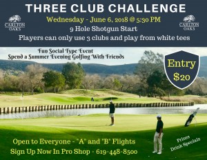 3 Club Challenge