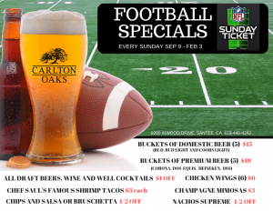 FOOTBALL SPECIALS UPDATED 9 19 2018