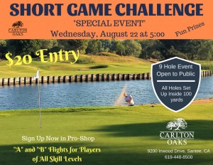 SHORT GAME CHALLENGE AUG 22
